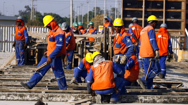 O crescimento da mão de obra na construção civil