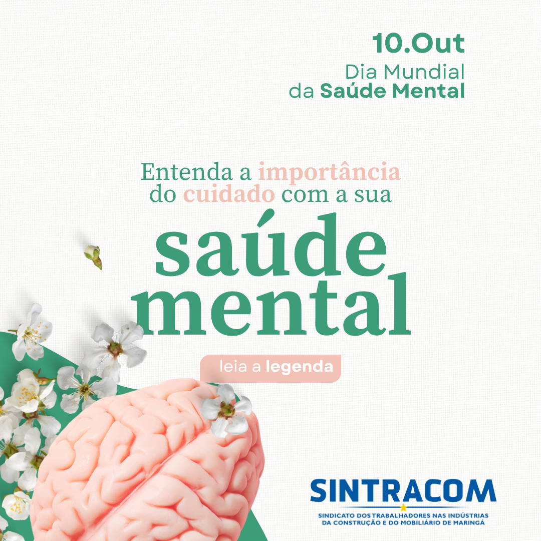 Dia Mundial da Saúde Mental – 10 de outubro
